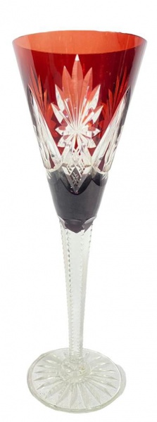 BACCARAT - Lindíssima, imponente e rara taça francesa,