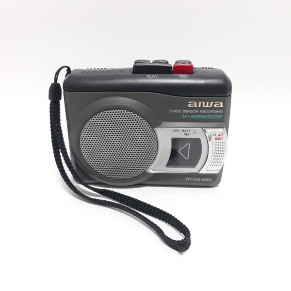 Walkman Aiwa TPVS480, em sua caixa original, com manual