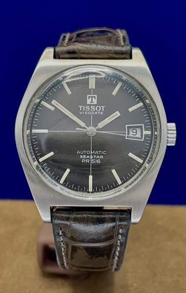 Tissot PR 516 Seastar Visodate 34mm movimento corda ma