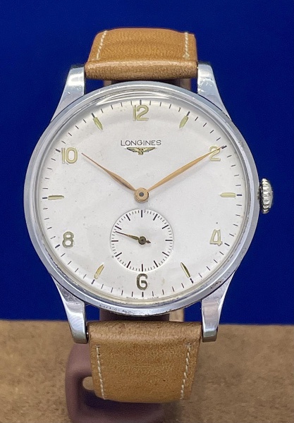 Longines 38mm d cada de 50 em a o corda manual mostra