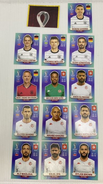 Lote Com 15 Figurinhas Da Argentina - Copa Do Mundo 2018