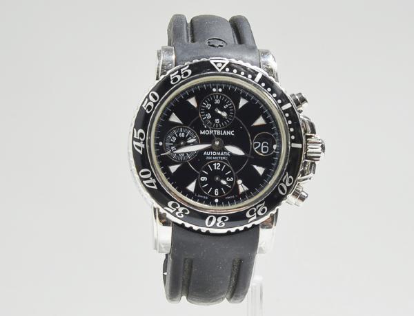 MONTBLANC - CHRONOGRAFO 200m - Relógio, caixa 40 mm em aço e