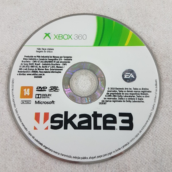 Jogo Skate 3 Xbox 360 EA com o Melhor Preço é no Zoom