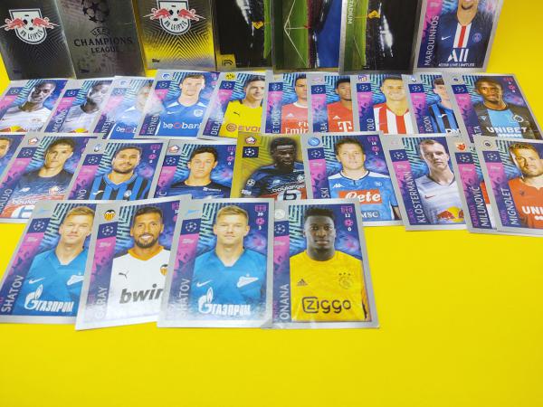 Figurinhas UEFA Champions League 2019/20 - lote com 10 envelopes