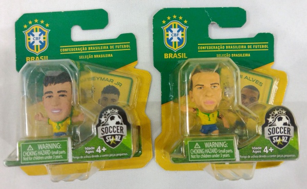 Lote Mini Craques Soccerstarz Brasil Coleção Kit Neymar