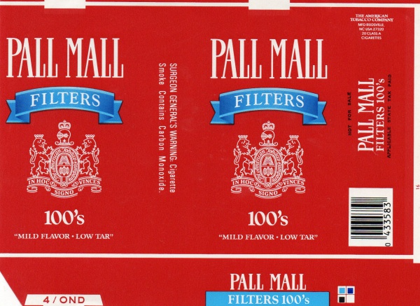 Pall Mall Double Capsule Menthol Meets Spearmint 600 Sticks Australia