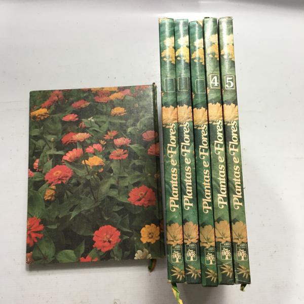 Coleção Livros Enciclopédia de Plantas e Flores 6 Vol