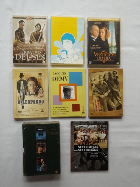 DVD (8) - Filmes diversos com temas variados, incluindo