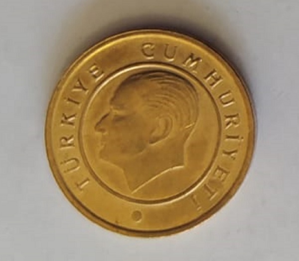MOEDA SUIÇA 5 RAPPEN 1983