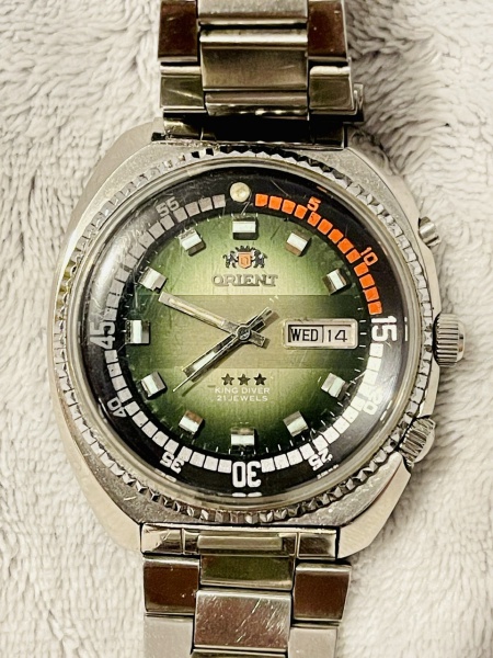 Relógio Orient King Diver 21 Jewels, Funcionando, 4,5cm