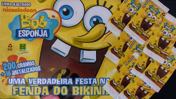 Álbum de Figurinhas Bob Esponja