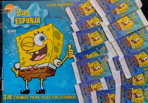 Álbum de Figurinhas Bob Esponja