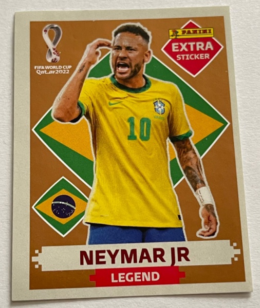 Neymar Legend Bronze - Copa do Mundo Qatar 2022 Panini