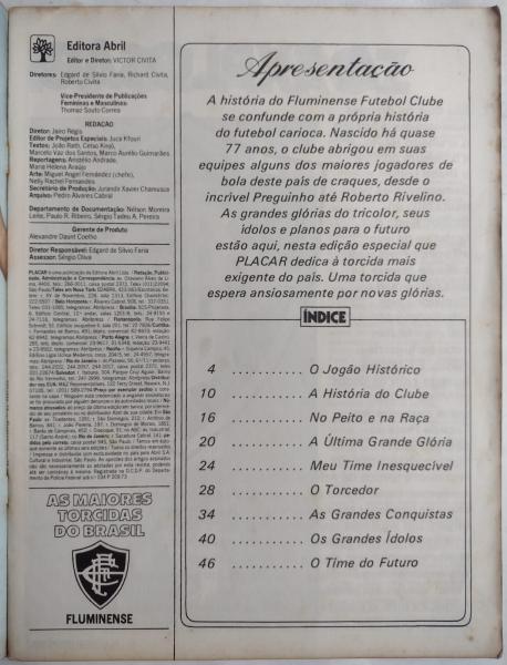 Revista PLACAR 1979 Abril As Maiores Torcidas - Corinth