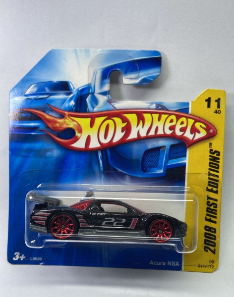 Miniatura Hot Wheels 2008 First Editions Acura NSX, escala 1/64