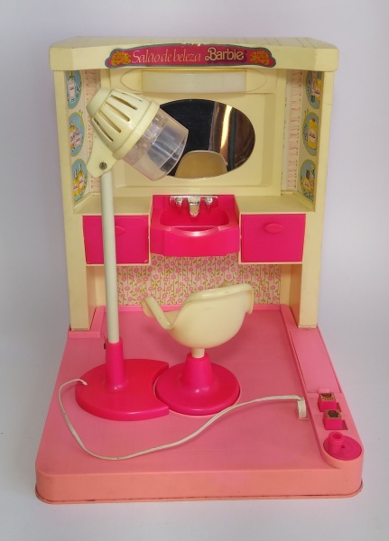 Mattel - Antigo e colecionável Salão de Beleza da BARBIE da Estrela - Anos  80 