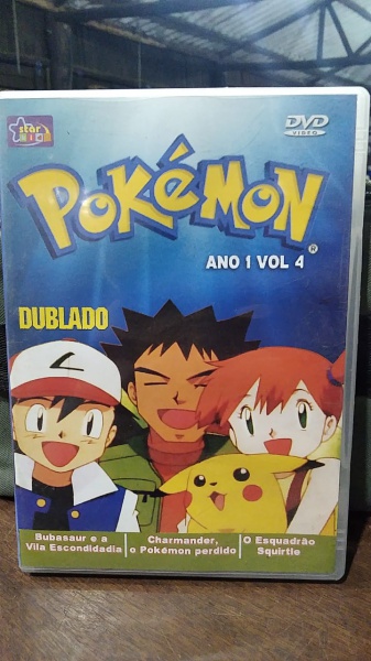 DVD Pokemon 4 Filmes Dublados