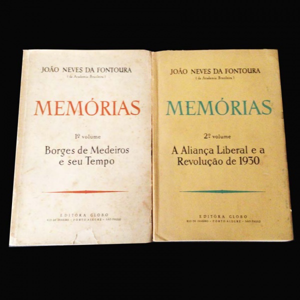 AJ 『MEMOIRES EN VRAC』（1938）古書 Memórias - 2 Volumes: V.1 Borges de Medeiros e seu temp