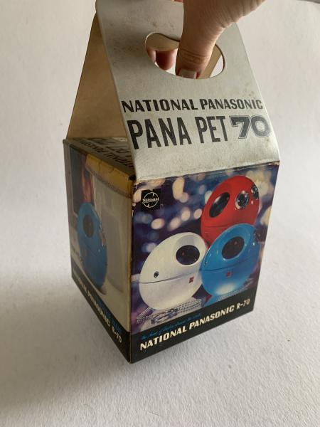 NATIONAL PANASONIC - PANA PET R-70 - ANTIGO RÁDIO AZUL BOLA
