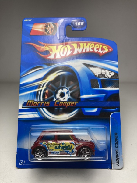 Morris Cooper Vermelho Hot Wheels Miniatura na escala 1