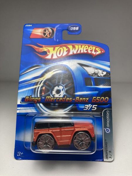 Blings Mercedes-Benz G500 Laranja Hot Wheels Miniatura