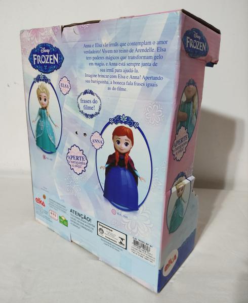 Boneca Frozen Elsa Princesa Disney Musical Brinquedo Elka