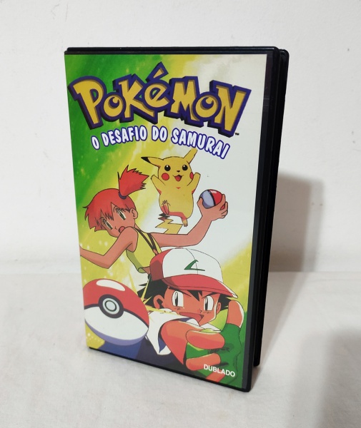 Fita VHS Pokémon - O Desafio do Samurai nº 2 Dublado Paris Filmes. Em  estado de