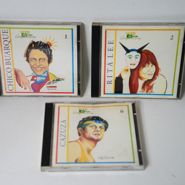 LOTE COM 3 CDS – CHICO BUARQUE, RITA LEE E CAZUZA – CD