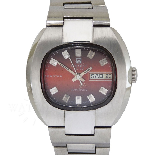 ANTIGO REL GIO TISSOT SEASTAR DAY DATE AUTOM TICO. CAIX