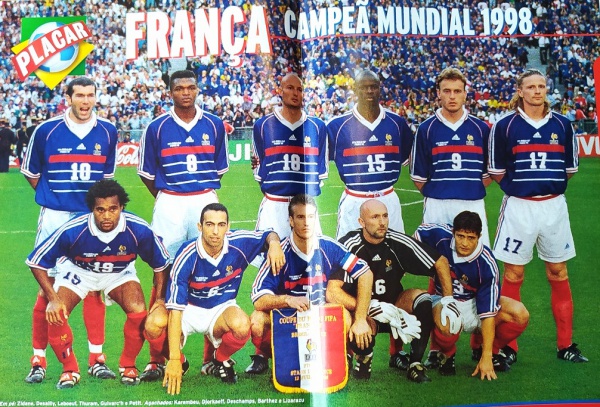 Edição dos Campeões: França Campeã da Copa do Mundo 1998