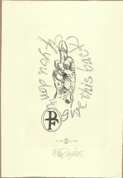 Postal 54 - Bernard Montorgueil: Illustration fron the cycle The