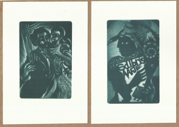 Postal 54 - Bernard Montorgueil: Illustration fron the cycle The
