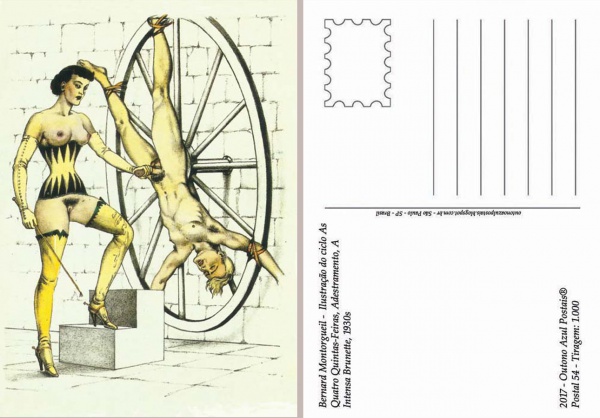 【洋書希少】Bernard Montorgueil画集 Postal 54 - Bernard Montorgueil: Illustration fron the cycle The