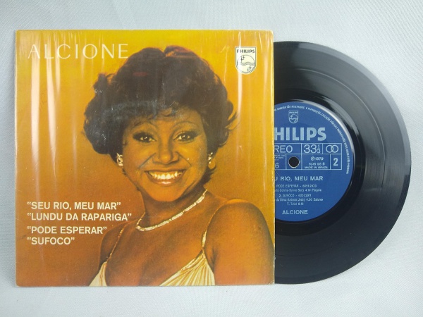 Disco De Vinil Ep Compacto 7 Alcione Seu Rio Meu