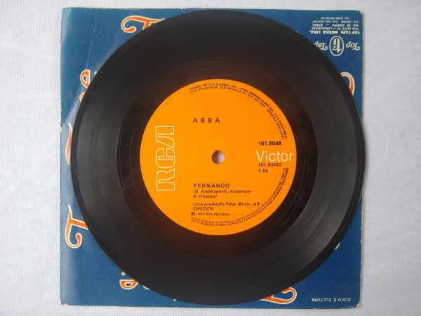 Disco De Vinil Ep Compacto 7` Abba Fernando I D