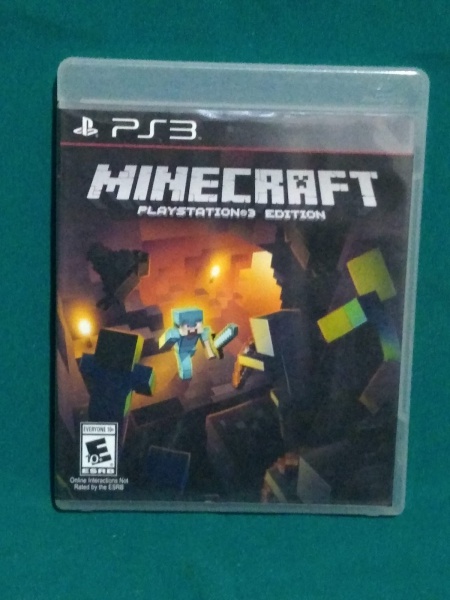 Minecraft, jogo original para ps3 mídia física em ótimo estado