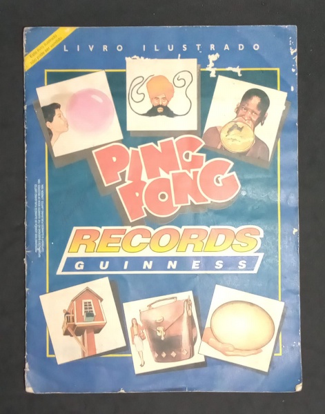 Figurinhas Chiclete Ping Pong Records Guiness, série 1
