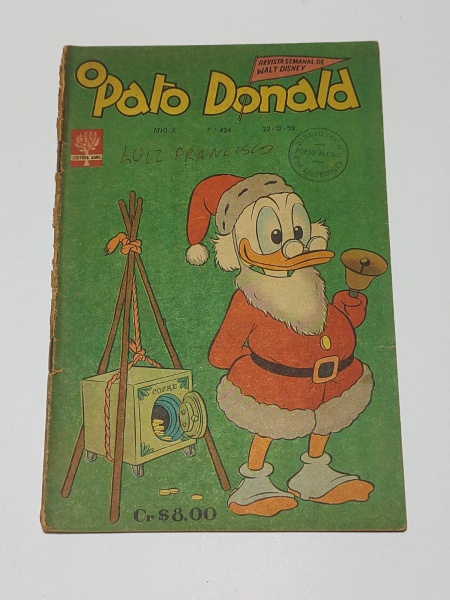 Gibi O Pato Donald Walt Disney 1960 Nº444 Ed.Abril Todo