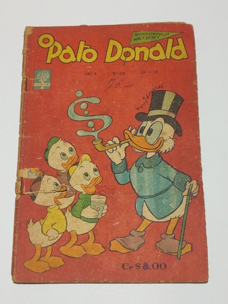 Gibi O Pato Donald Walt Disney 1960 Nº444 Ed.Abril Todo