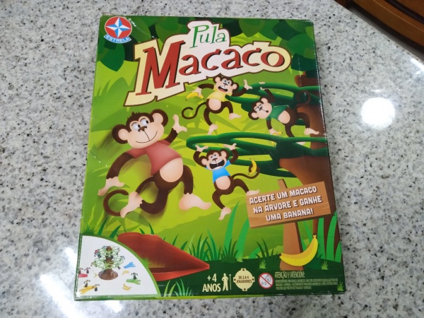 Brinquedo Antigo Jogo Pula Macaco Da Estrela Completo