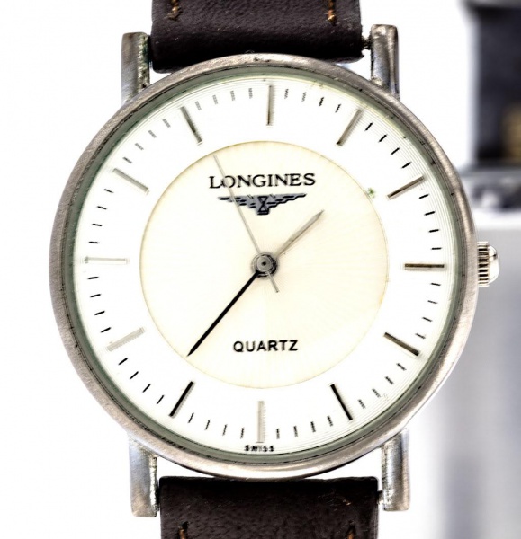 REL GIO LONGINES QUARTZ SWISS WATER RESISTANT EM A O. PULSEIRA EM