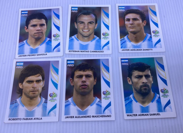 Lote Com 15 Figurinhas Da Argentina - Copa Do Mundo 2018