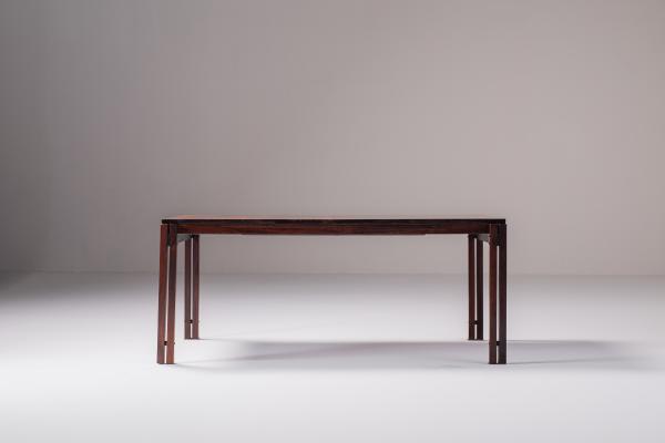 その他 masa Jorge Zalszupin - Raríssima mesa de jantar com estrutura executada
