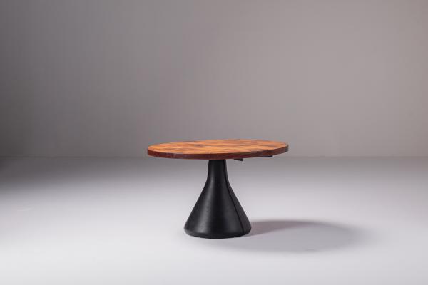 Jorge Zalszupin - Rara mesa de jantar redonda modelo 