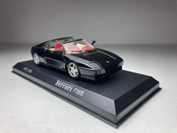 Detail Cars 1/43 Ferrari ミニカー Ferrari 348 TS Preta Detail Cars Escala 1/43 miniatura
