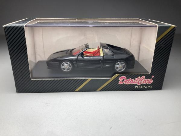 Ferrari 348 TS Preta Detail Cars Escala 1/43 miniatura