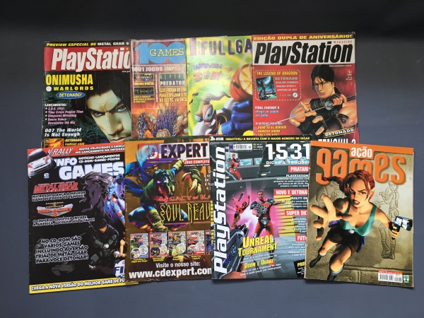 lote de revistas de vídeo game.