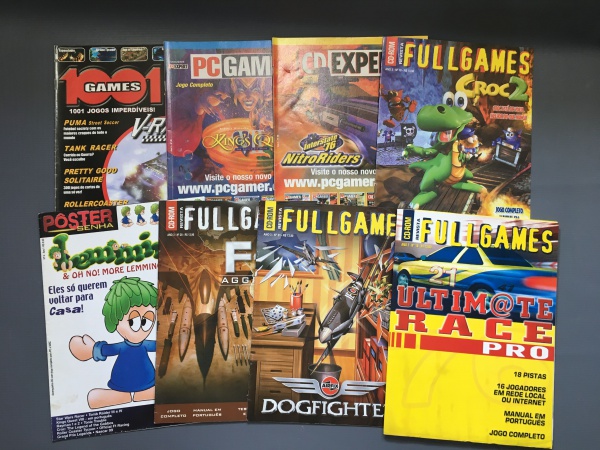 lote de revistas de vídeo game.