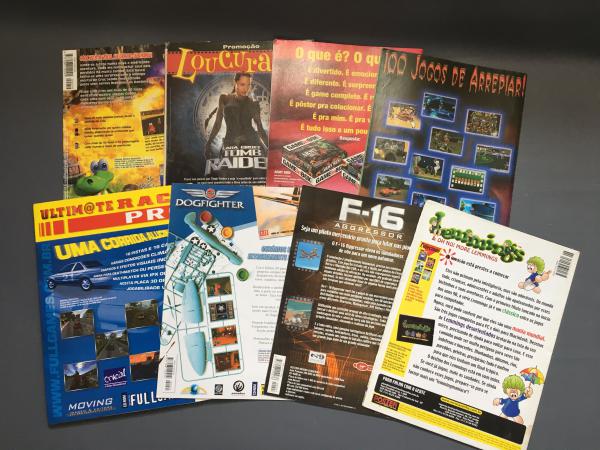 lote de revistas de vídeo game.