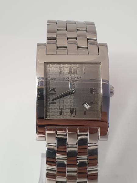 Rel gio original Longines EFC NOS quadrado 28x38mm a o